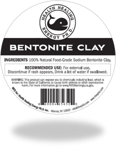 Bentonite Clay - Health Healing Energy Ph.D.